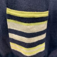 Heal Creek ヒールクリーク メンズ ボーダー カーディガン グリーン×ネイビー 001-58310