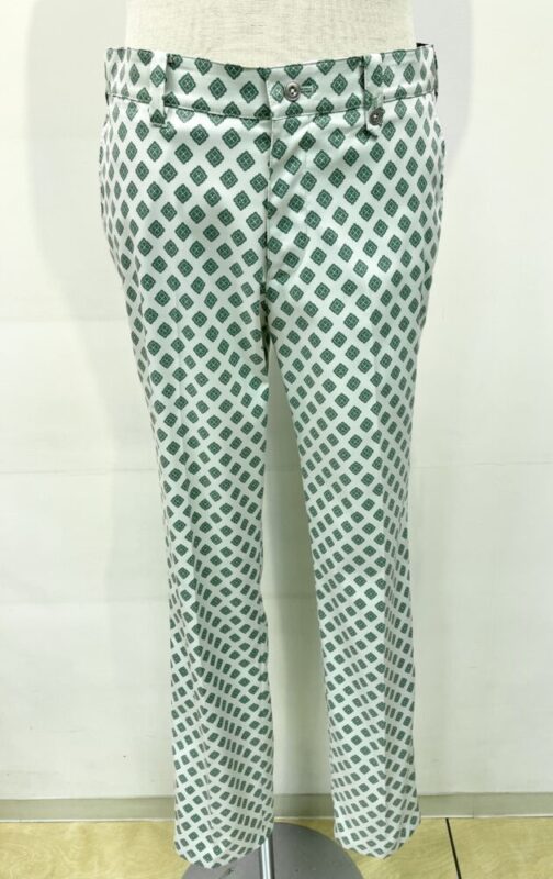 adabat アダバット メンズ 総柄 パンツ グリーン系 643-78201