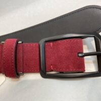 Munsingwear マンシングウェア　メンズ　レッド　ベルト　AM6043