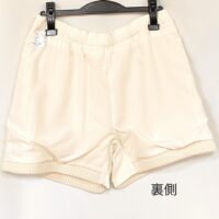 CLAIR＋PLUS  クレールプリュス レディース ニット ショートパンツ  アイボリー　